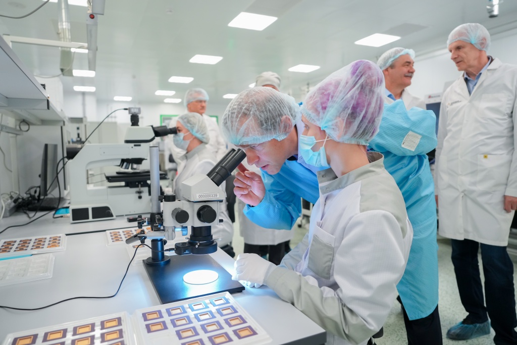 Визит Министра промышленности и торговли России на площадку МИЭТа, созданную компанией 